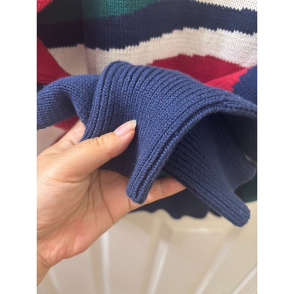 NEW VTG Boston Traders Golf Golfing Knit Sweater Pullover Golfers Cotton Men’s L - Picture 5 of 7